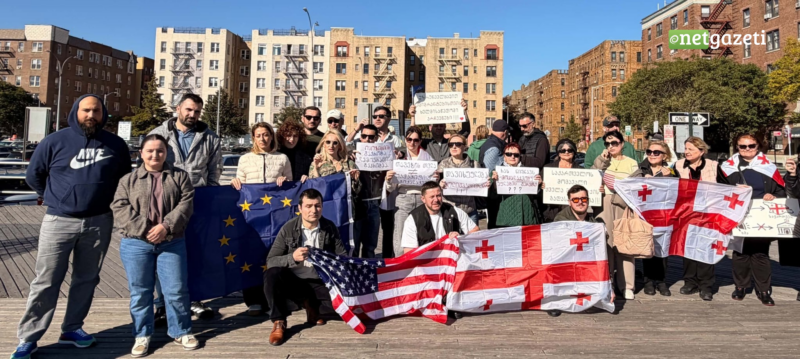„დაგვიბრუნეთ ხმის მიცემის უფლება“ – ქართველი ემიგრანტების აქცია ნიუ იორკში
